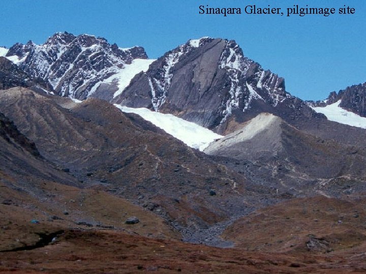 Sinaqara Glacier, pilgimage site 