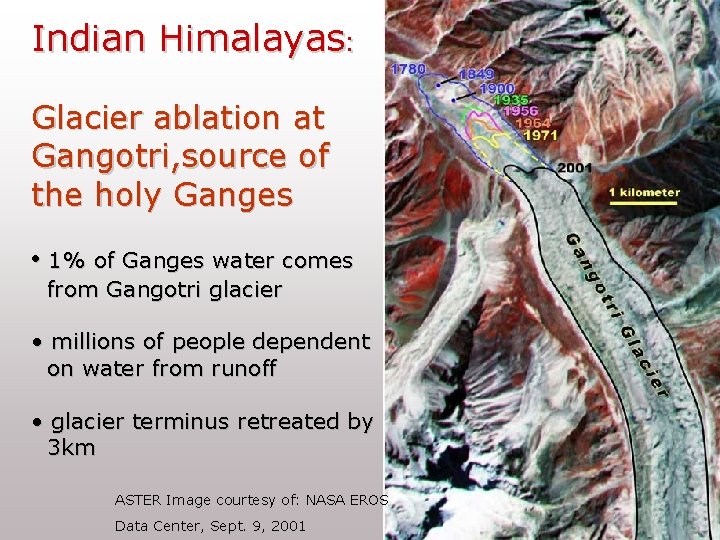 Indian Himalayas: Glacier ablation at Gangotri, source of the holy Ganges • 1% of