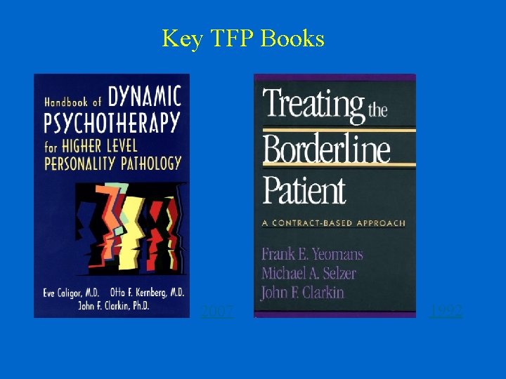 Key TFP Books 2007 1992 