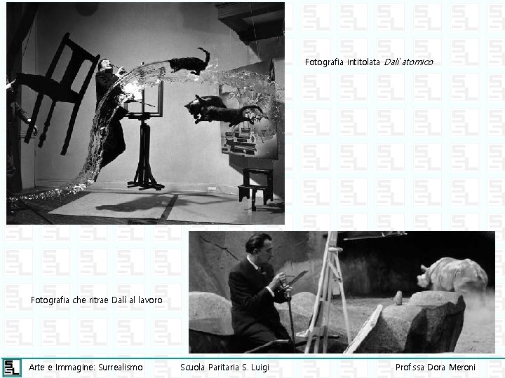 Fotografia intitolata Dalì atomico Fotografia che ritrae Dalì al lavoro Arte e Immagine: Surrealismo