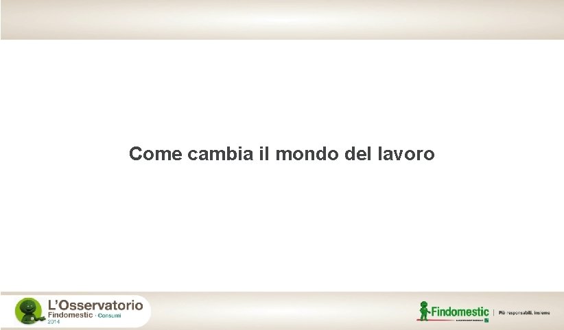 Come cambia il mondo del lavoro 