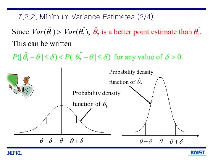 7. 2. 2. Minimum Variance Estimates (2/4) NIPRL 
