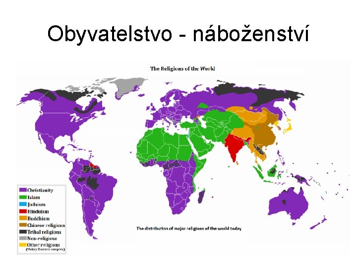 Obyvatelstvo - náboženství 