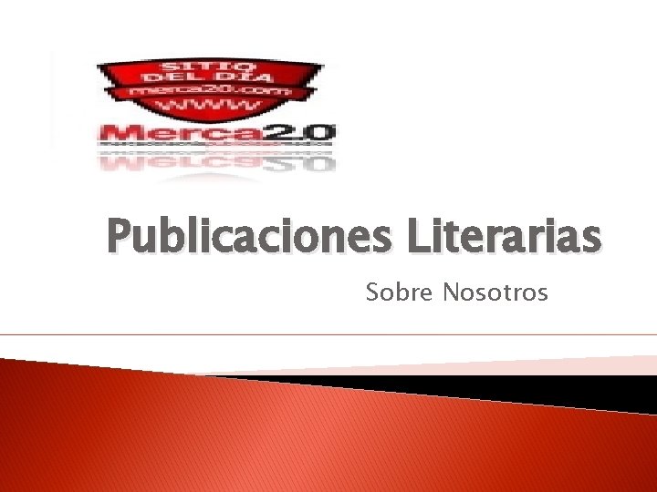 Publicaciones Literarias Sobre Nosotros 