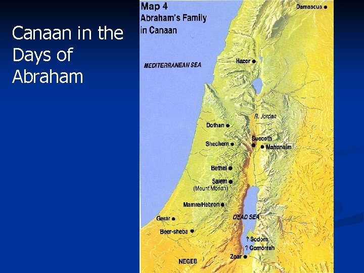 Canaan in the Days of Abraham 
