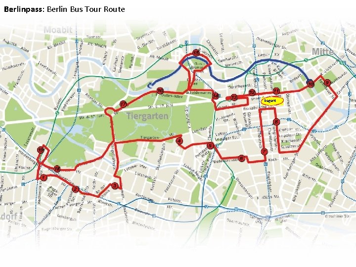 Berlinpass: Berlin Bus Tour Route Regent 