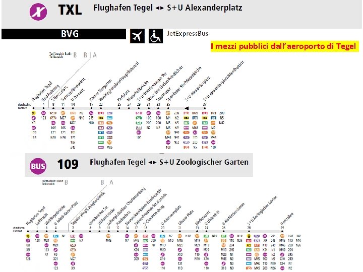 I mezzi pubblici dall’aeroporto di Tegel 