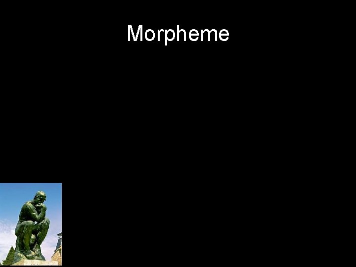 Morpheme 