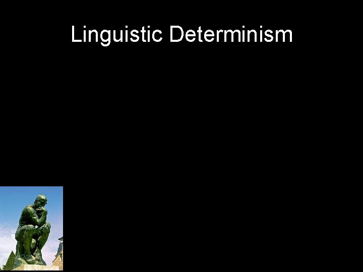 Linguistic Determinism 