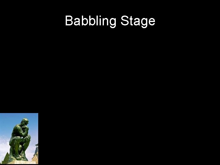 Babbling Stage 