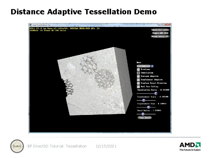 Distance Adaptive Tessellation Demo 37 Direct 3 D Tutorial: Tessellation 12/15/2021 