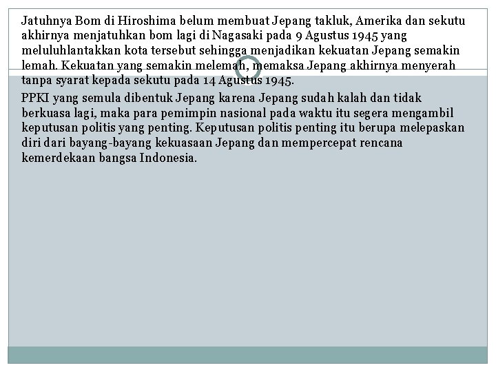 Jatuhnya Bom di Hiroshima belum membuat Jepang takluk, Amerika dan sekutu akhirnya menjatuhkan bom