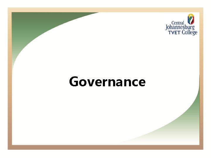 Governance 