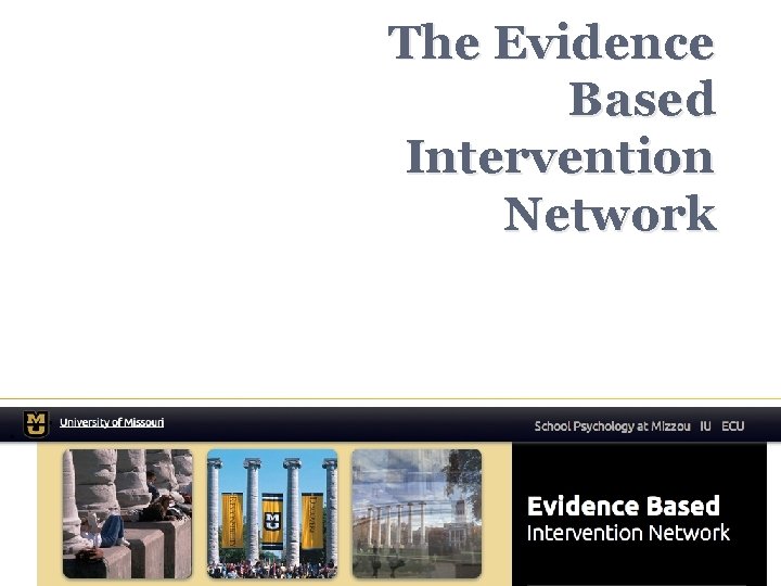 The Evidence Based Intervention Network 