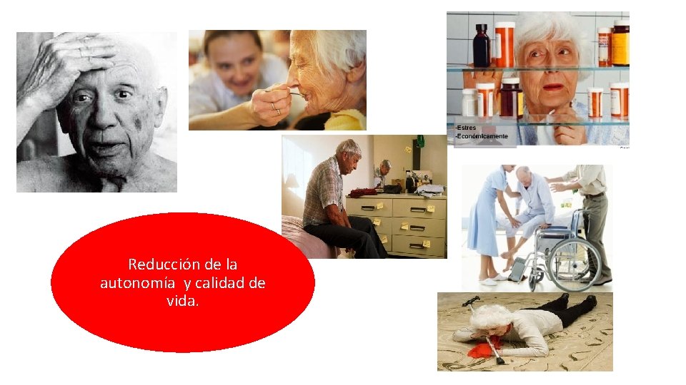 Reducción de la autonomía y calidad de vida. 