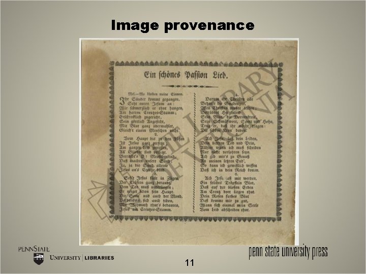 Image provenance 11 