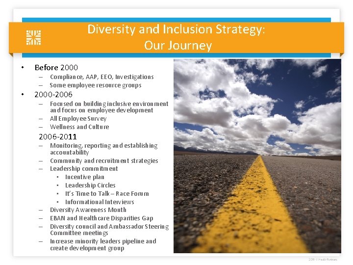 Diversity and Inclusion Strategy: Our Journey • Before 2000 – Compliance, AAP, EEO, Investigations