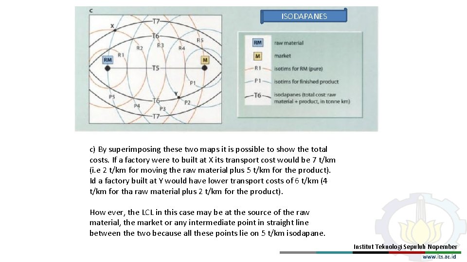 ISODAPANES c) By superimposing these two maps it is possible to show the total