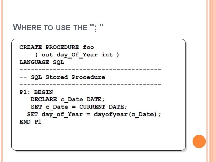 WHERE TO USE THE "; " WHERE TO USE THE "; "