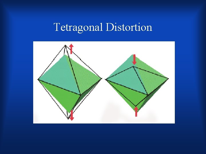 Tetragonal Distortion 