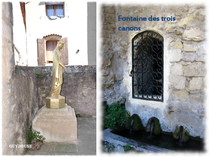 Fontaine des trois canons 