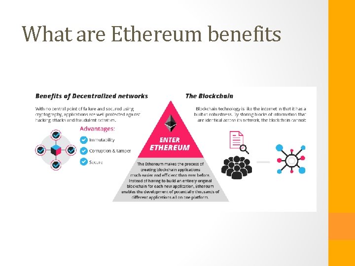What are Ethereum benefits 