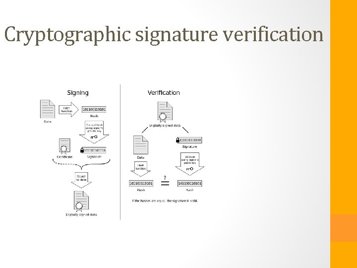 Cryptographic signature verification 