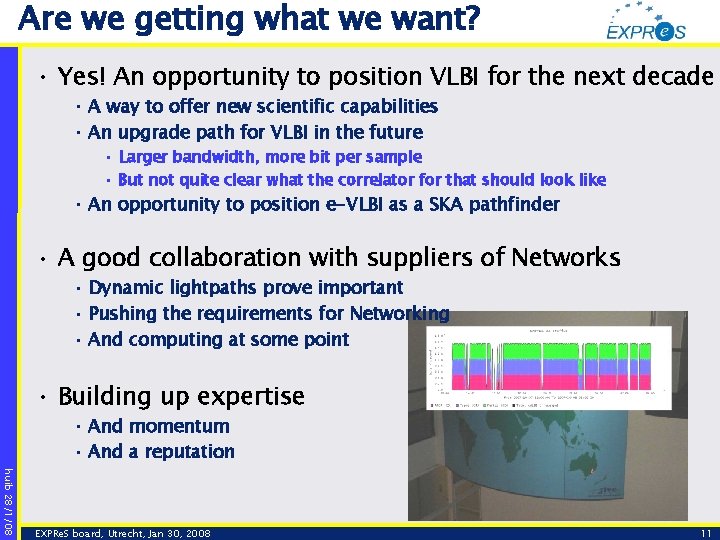 Are we getting what we want? • Yes! An opportunity to position VLBI for