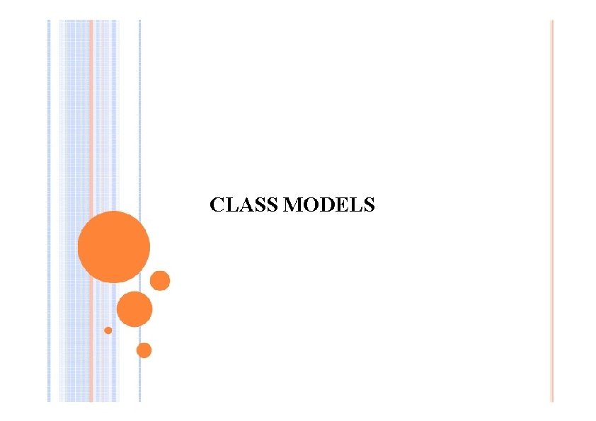 CLASS MODELS 