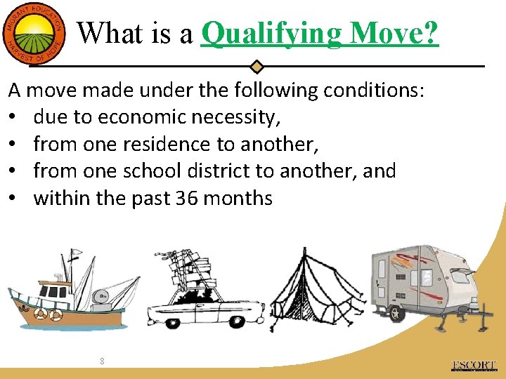 What is a Qualifying Move? A move made under the following conditions: • due