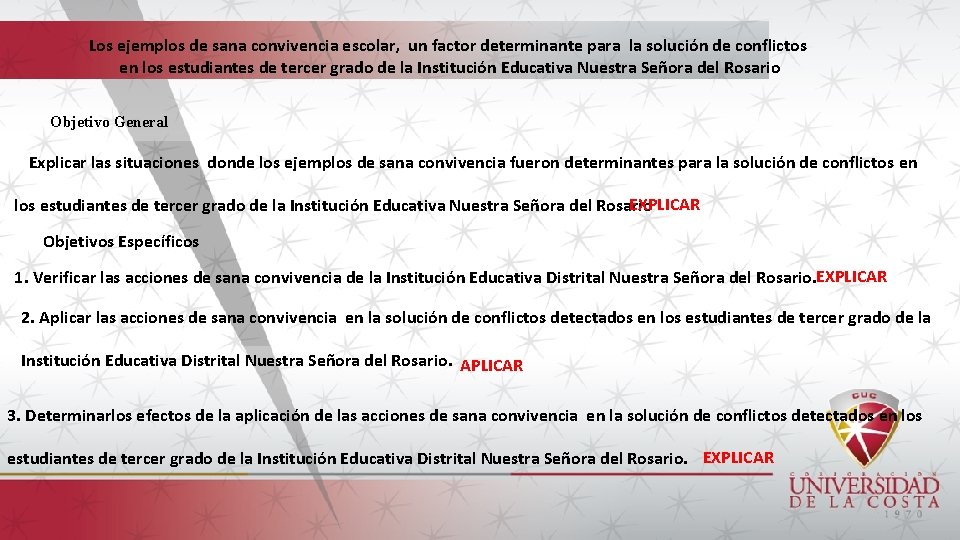 Los ejemplos de sana convivencia escolar, un factor determinante para la solución de conflictos
