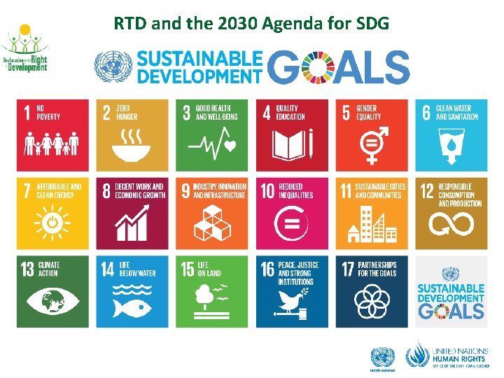 RTD and the 2030 Agenda for SDG 