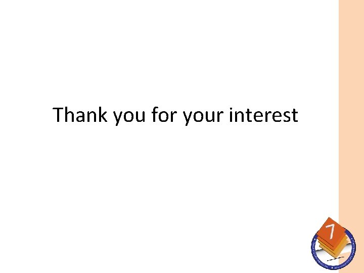 Thank you for your interest 
