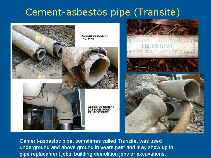 Asbestos Overview of Hazards and Regulations A summary