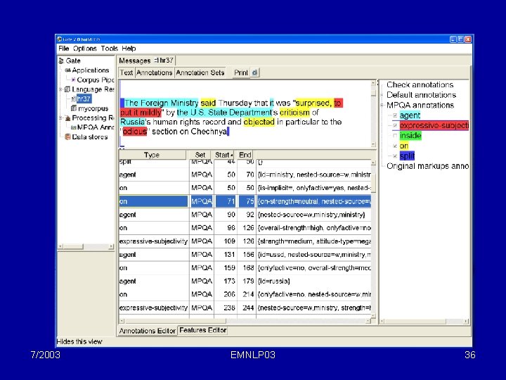 7/2003 EMNLP 03 36 