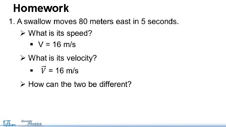 Homework 