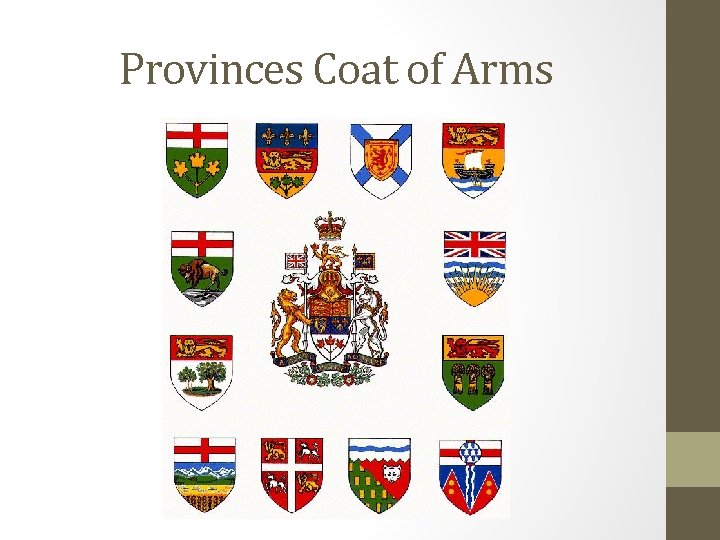 Provinces Coat of Arms 