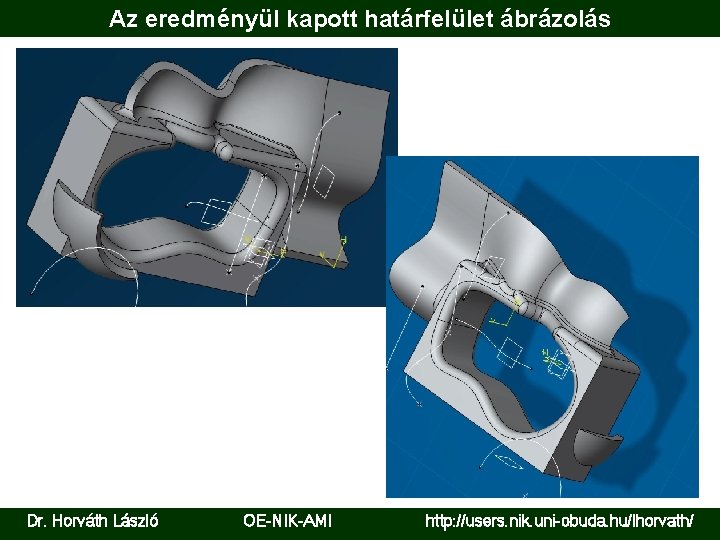 Az eredményül kapott határfelület ábrázolás Dr. Horváth László OE-NIK-AMI http: //users. nik. uni-obuda. hu/lhorvath/