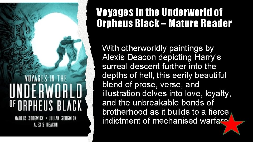 Voyages in the Underworld of Orpheus Black – Mature Reader With otherworldly paintings by