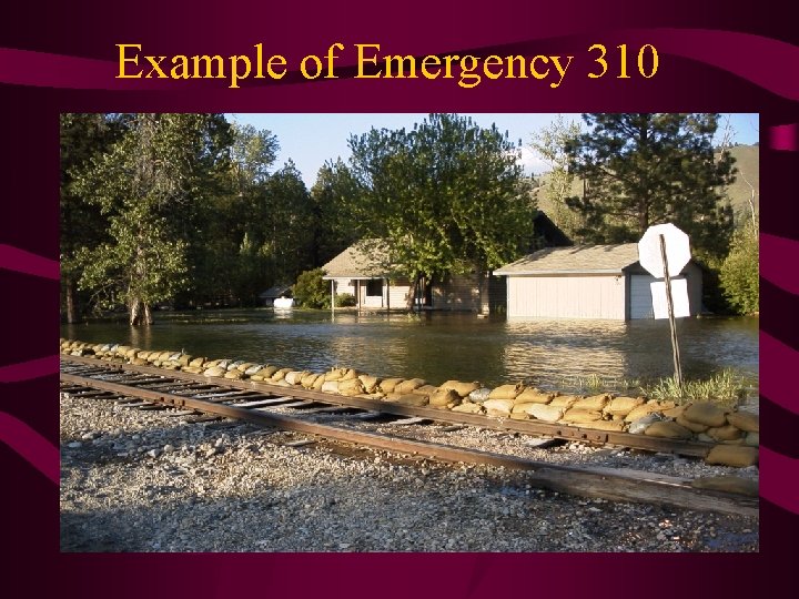 Example of Emergency 310 