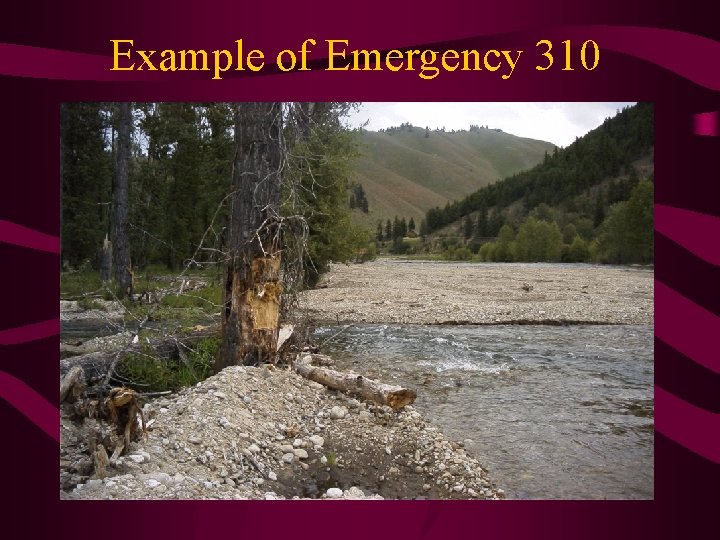 Example of Emergency 310 