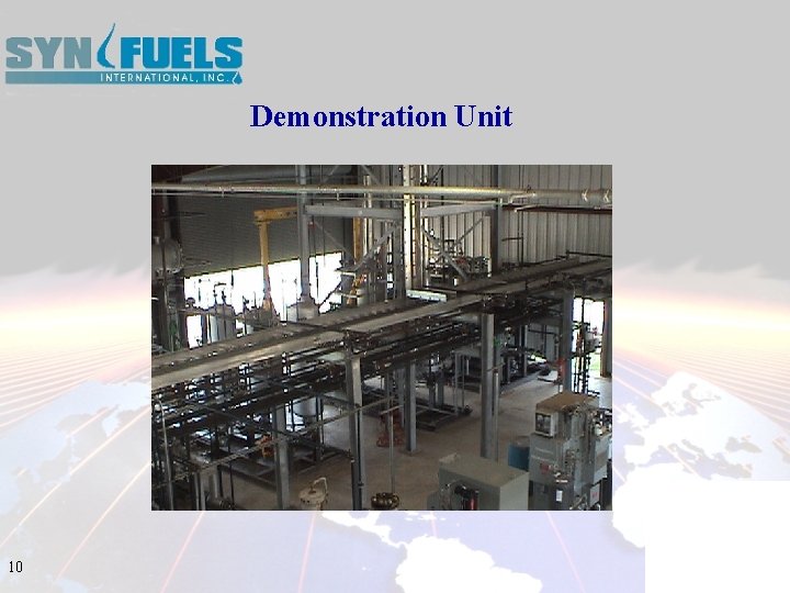 Demonstration Unit 10 