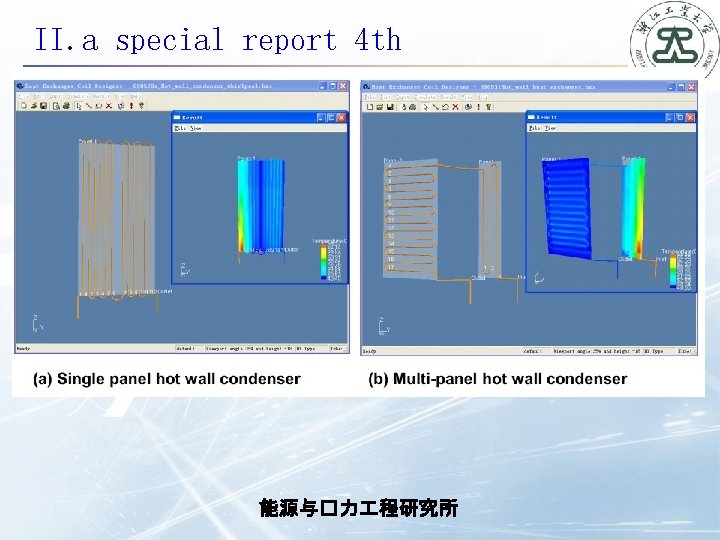 II. a special report 4 th 能源与�力 程研究所 