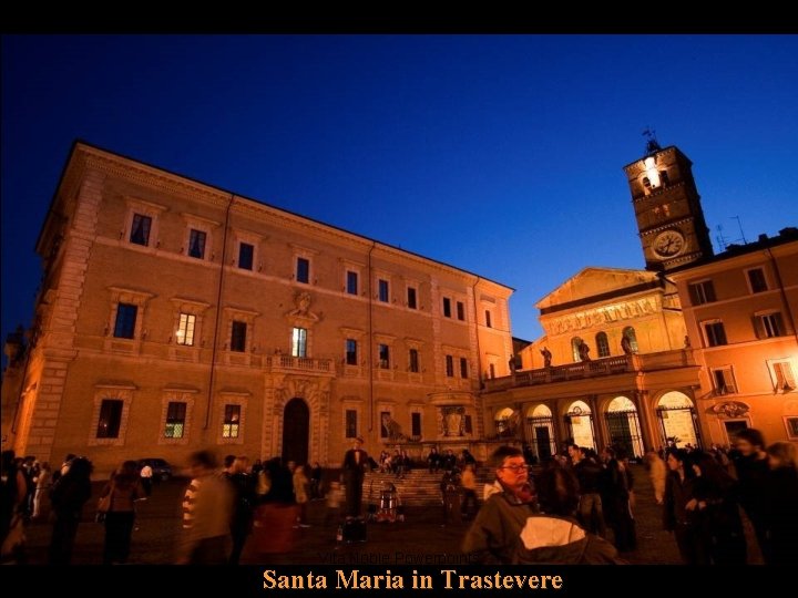 Vita Noble Powerpoints Santa Maria in Trastevere 