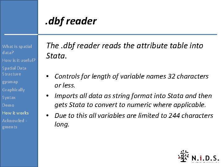 . dbf reader What is spatial data? How is it useful? Spatial Data Structure . dbf reader What is spatial data? How is it useful? Spatial Data Structure
