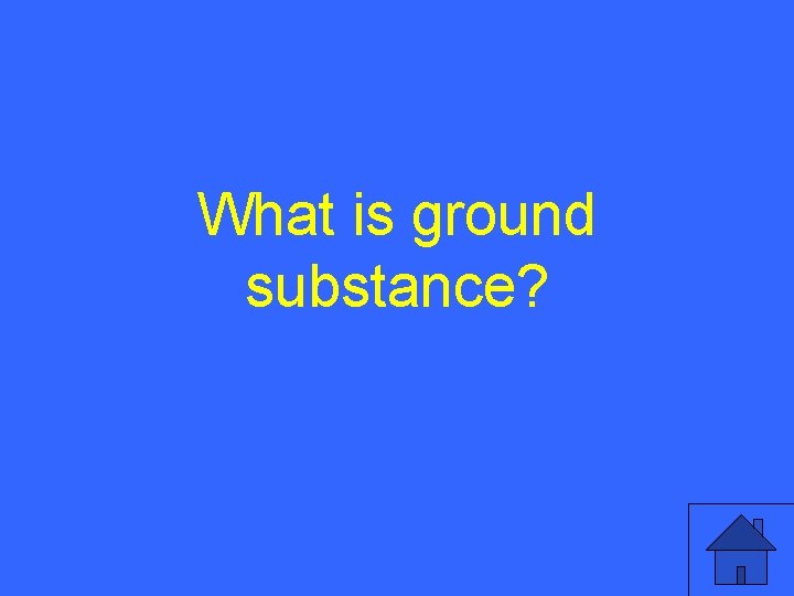 What is ground substance? 22 