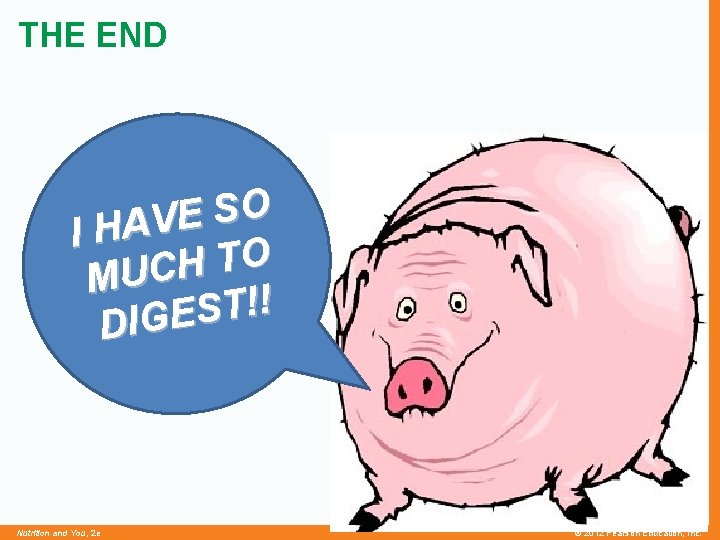 THE END O S E V I HA O T H C MU !