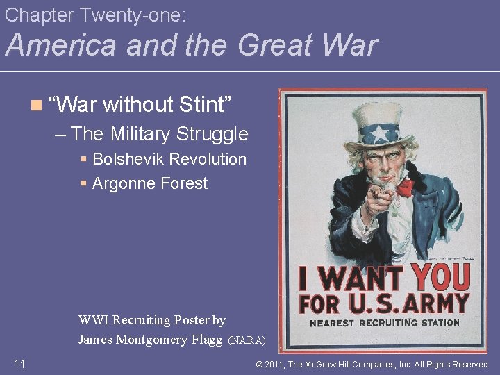 Chapter Twenty-one: America and the Great War n “War without Stint” – The Military