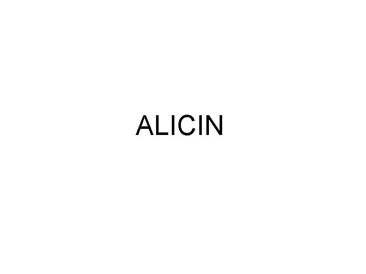 ALICIN 