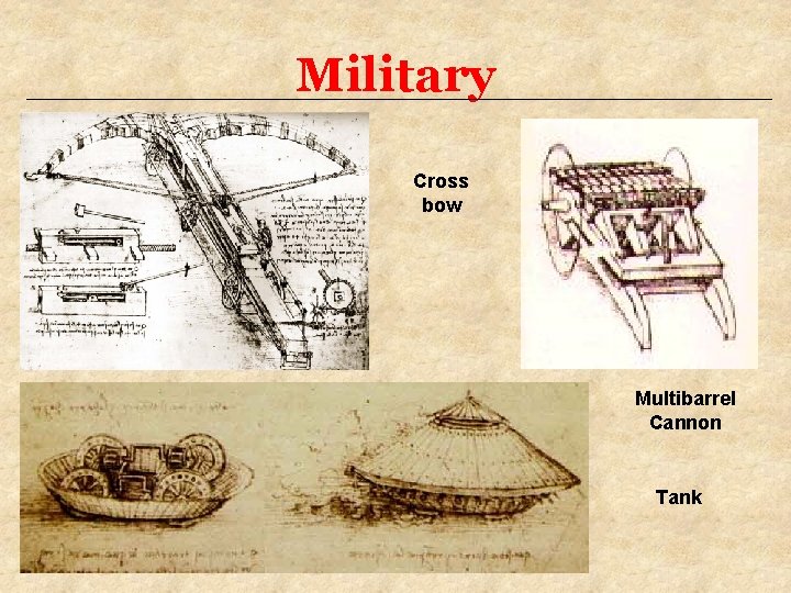 Military Cross bow Multibarrel Cannon Tank 
